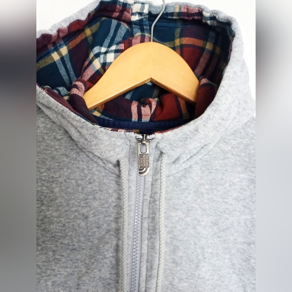 The North Face Gray Full Zipped Hoodie Size S - Picture 4 of 7